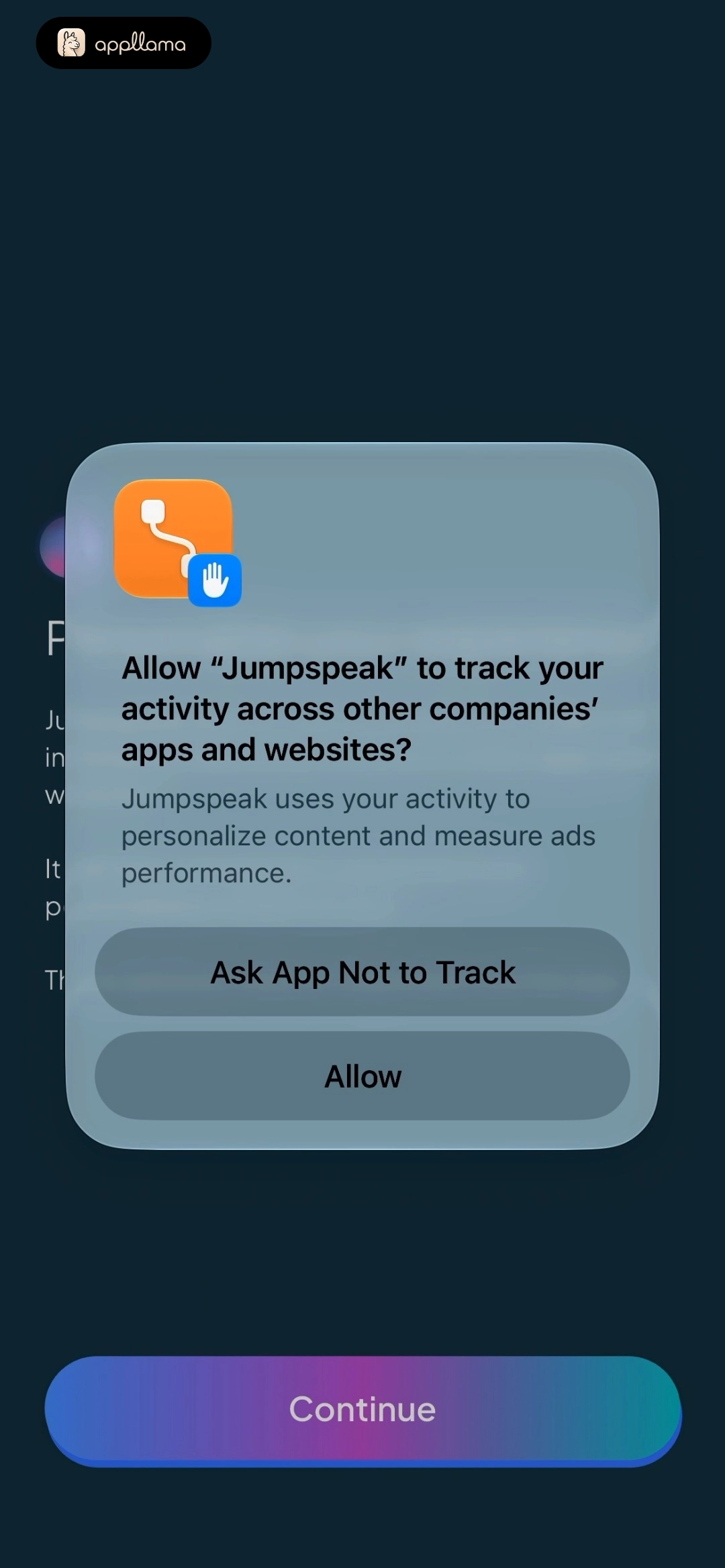 App Tracking Permission