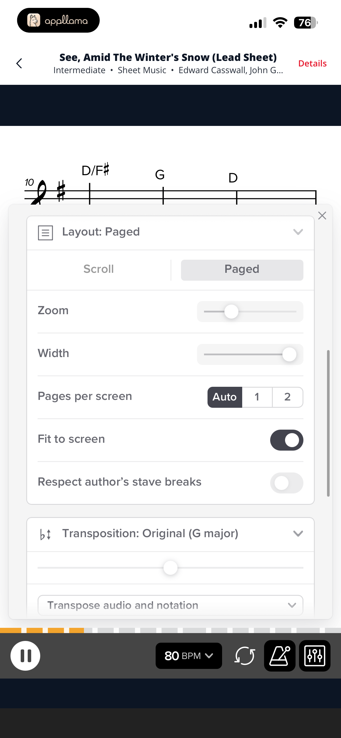Sheet Layout Settings