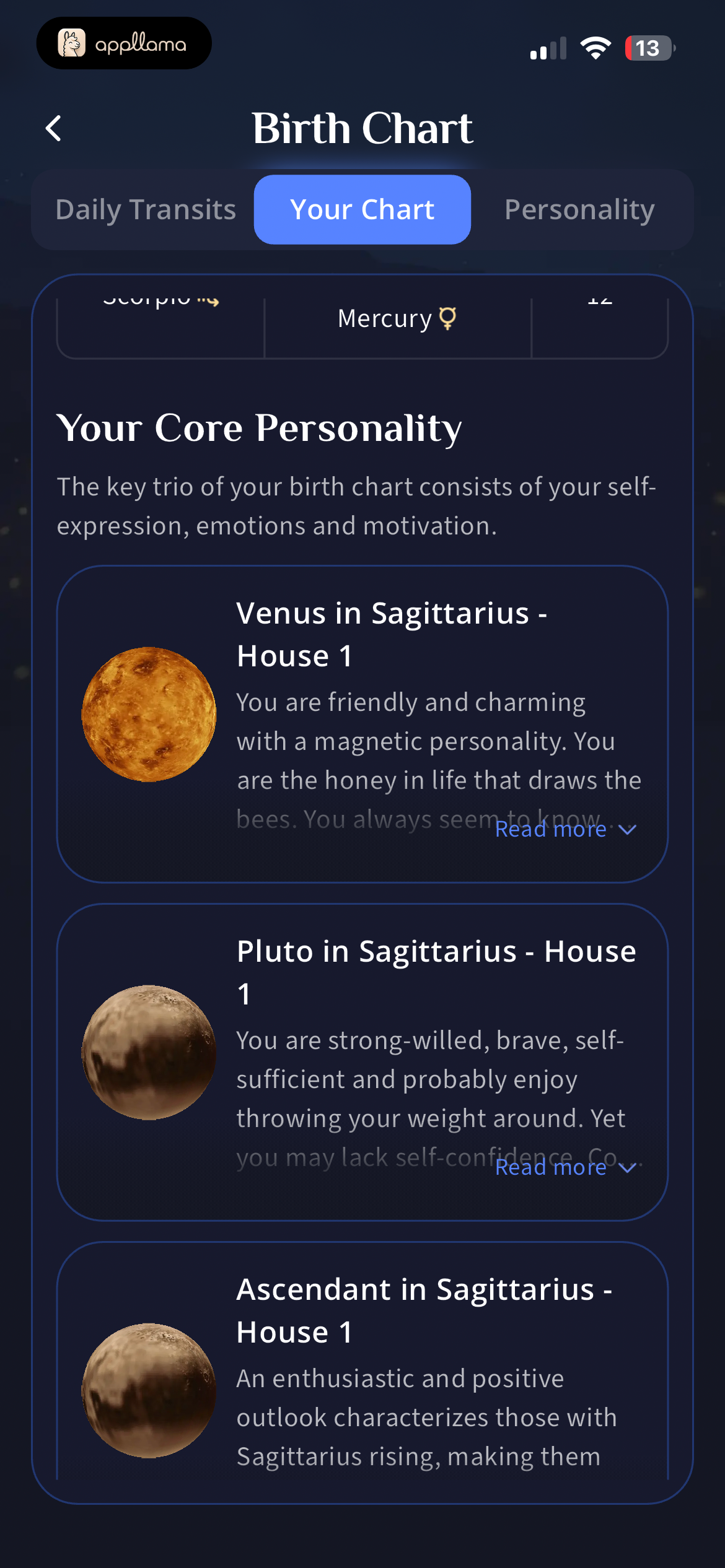 Birth Chart Personality
