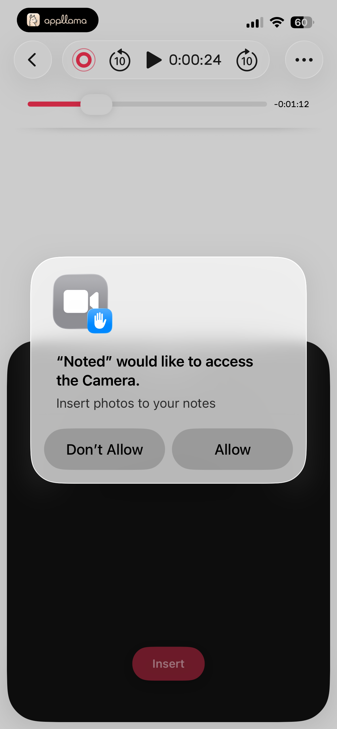 Camera Permission