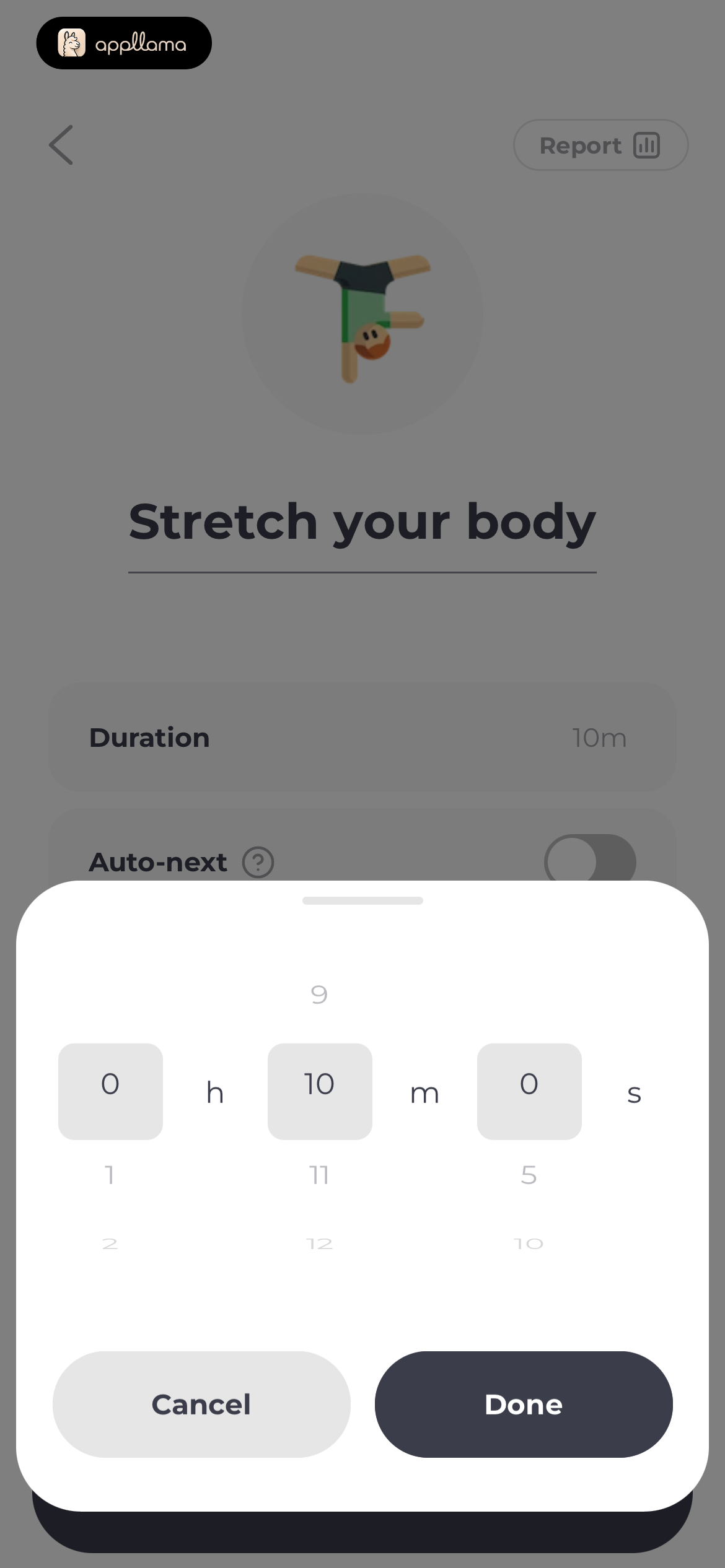 Duration Picker