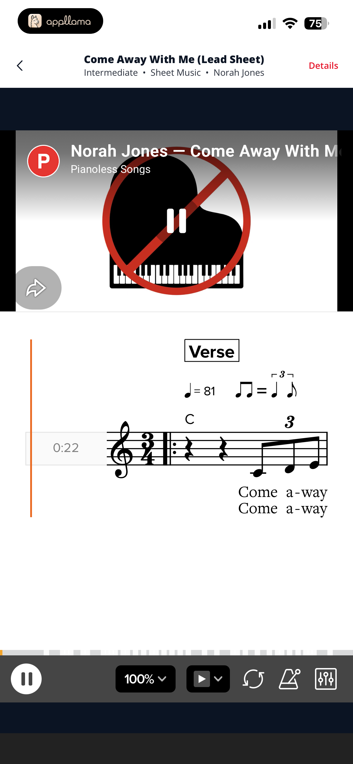 Song Sheet Player