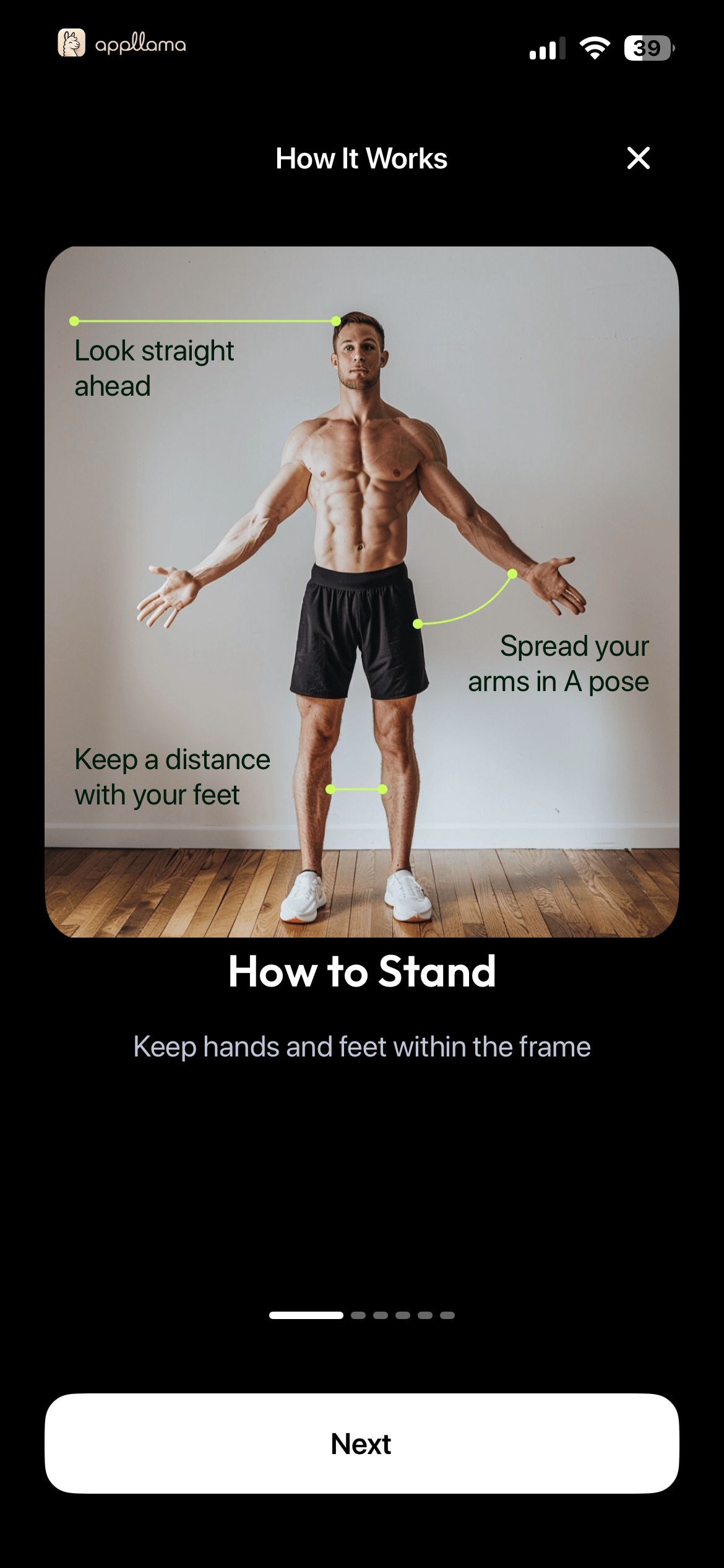 Body Scan Pose Tutorial