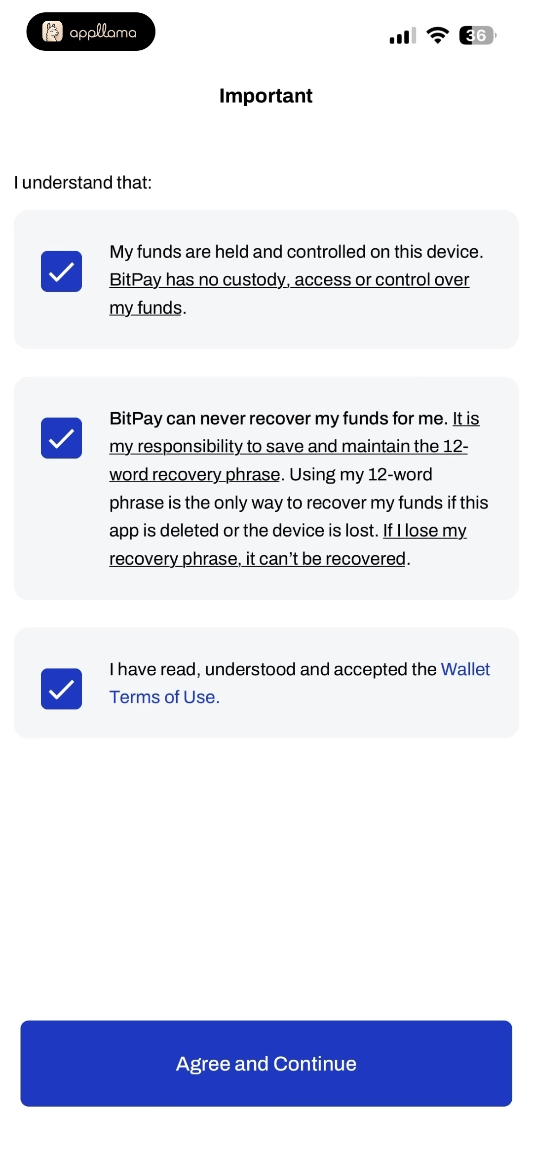 Wallet Safety Agreement