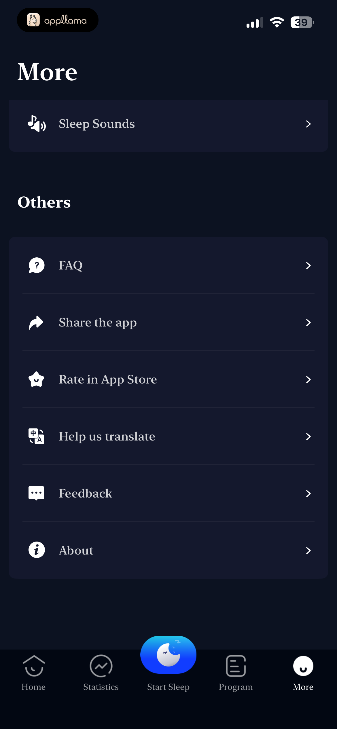More Support List