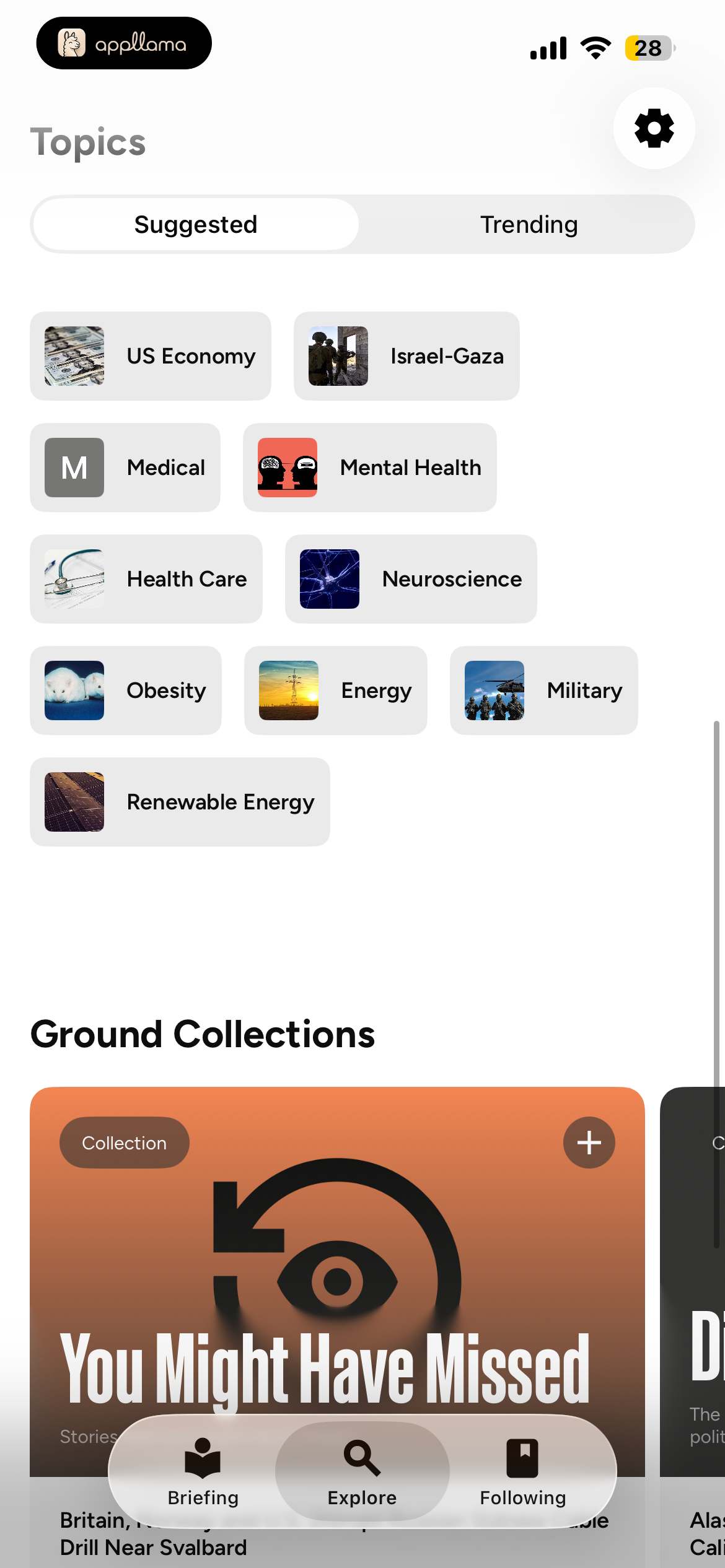 Suggested Topics