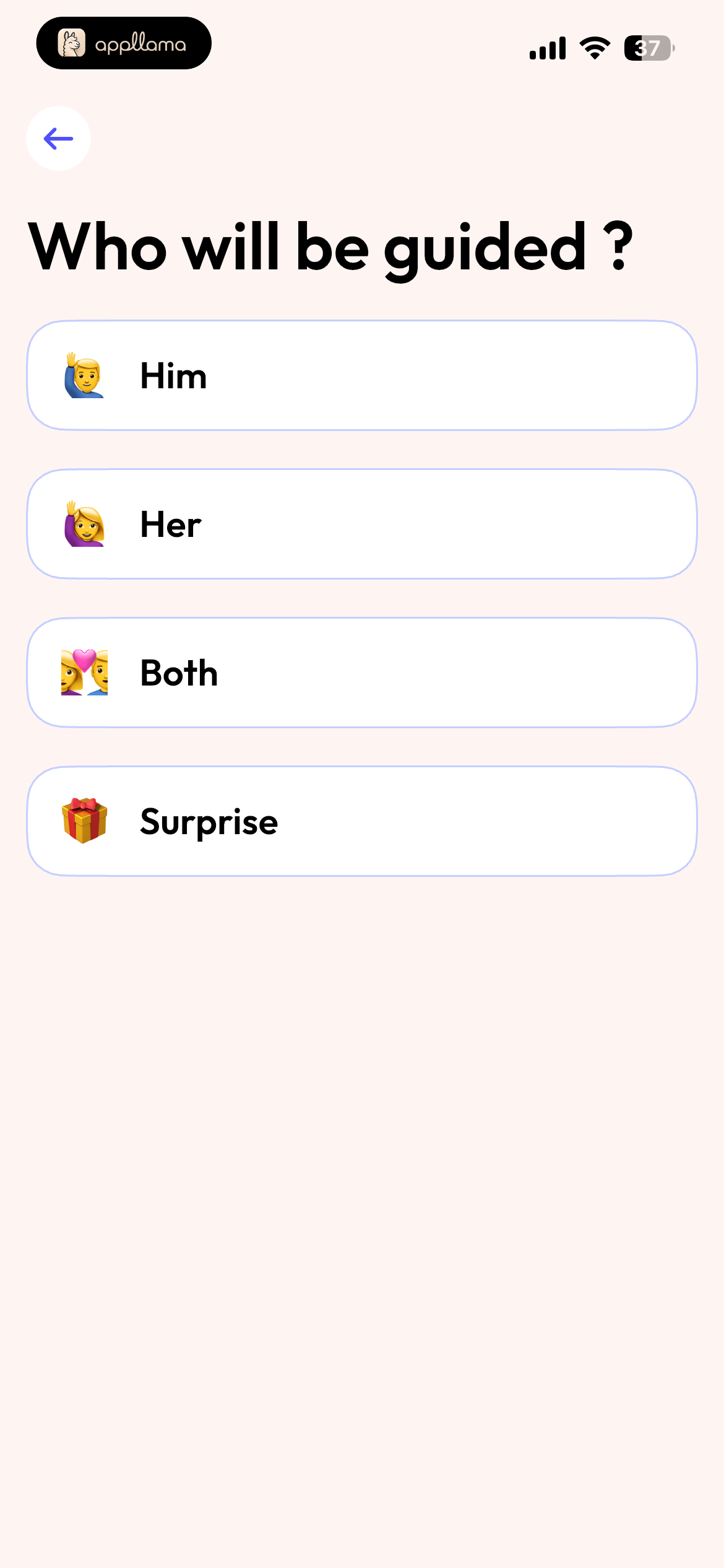 Guide Selection