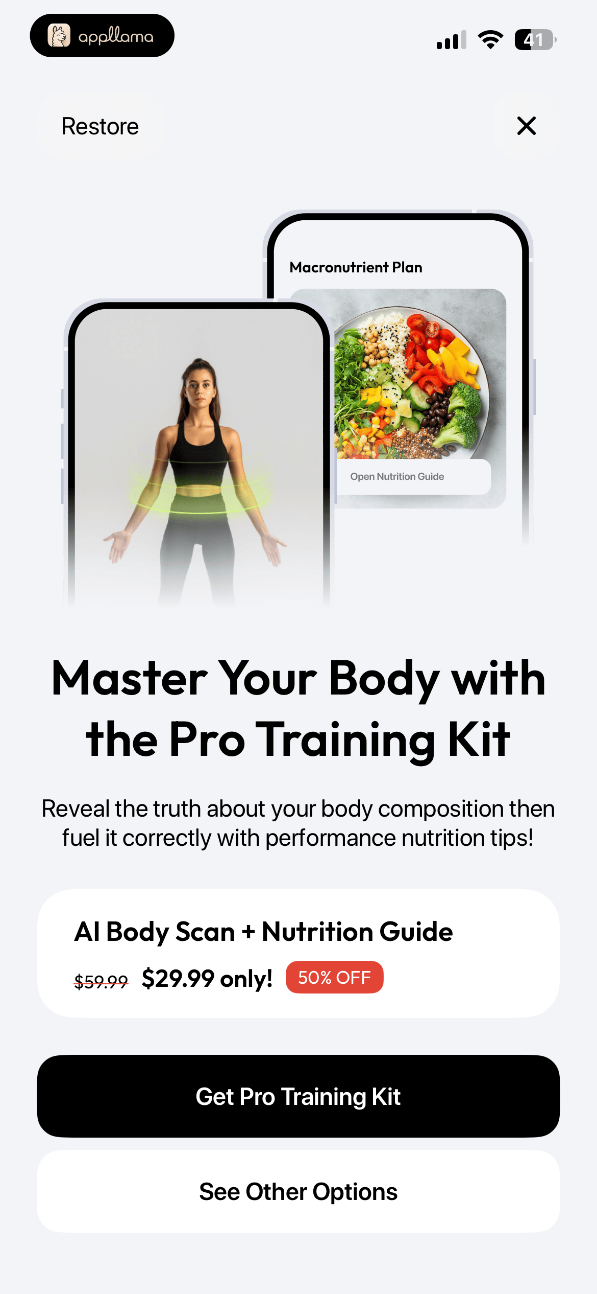 Pro Training Kit Upsell