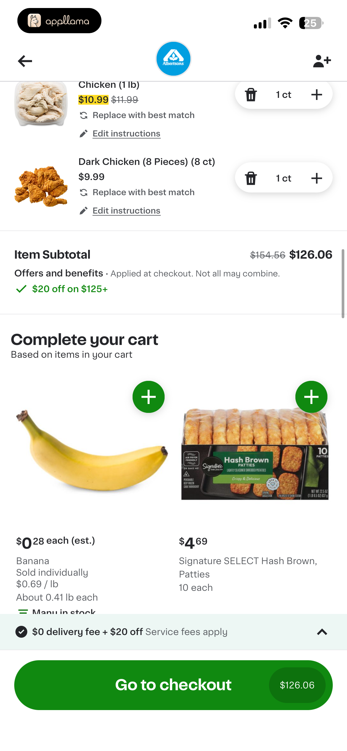 Cart Recommendations