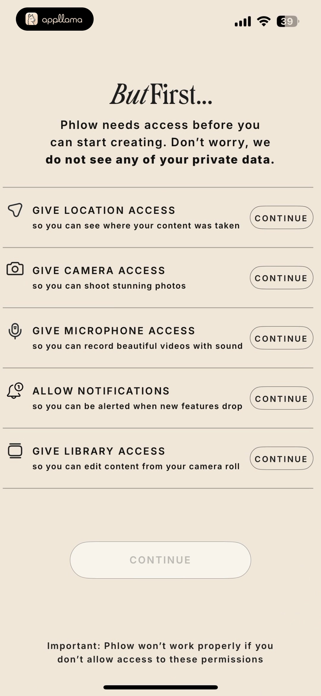 Permissions Setup