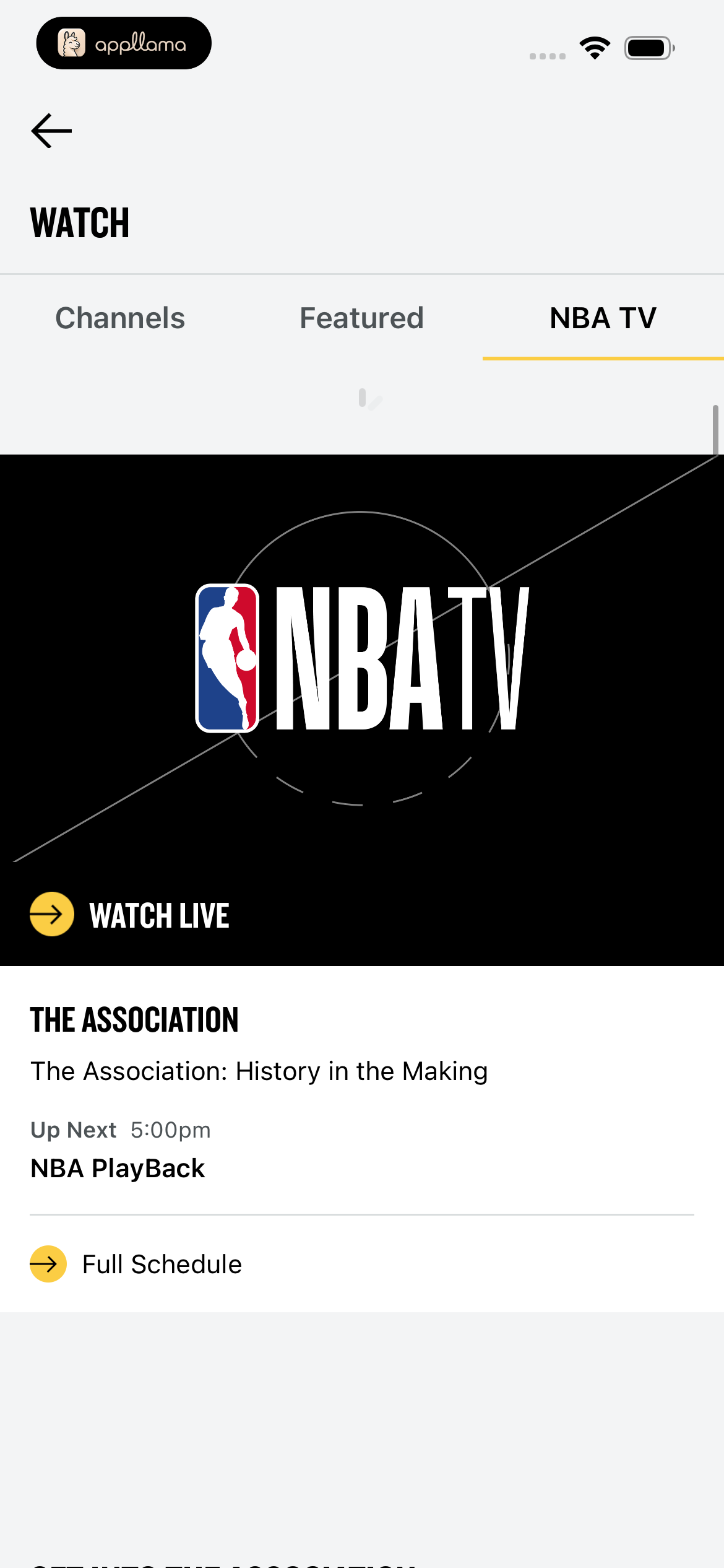 NBA TV Channel