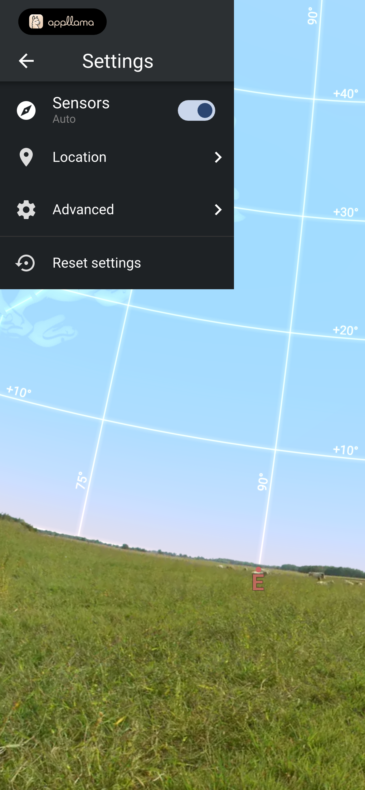 Settings Menu
