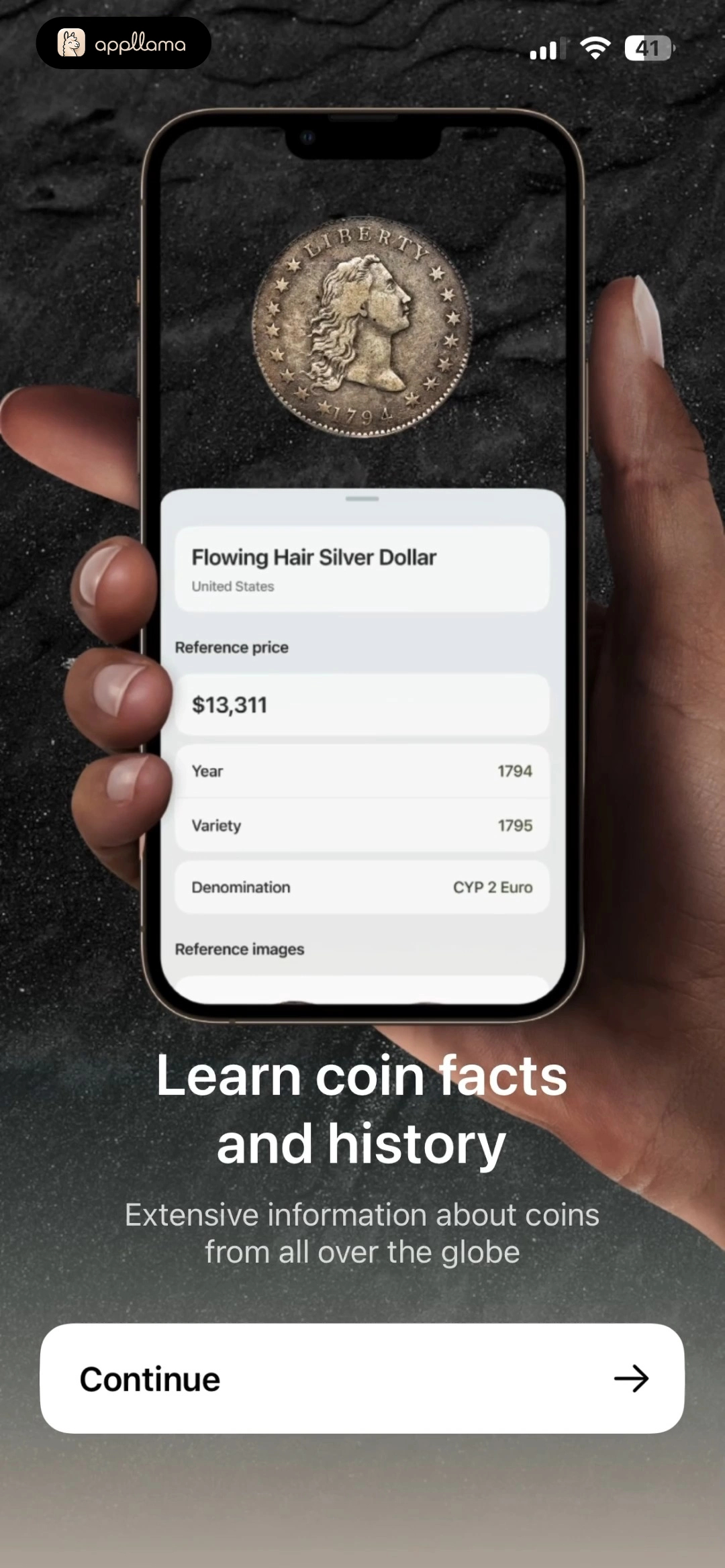 Onboarding Coin Facts