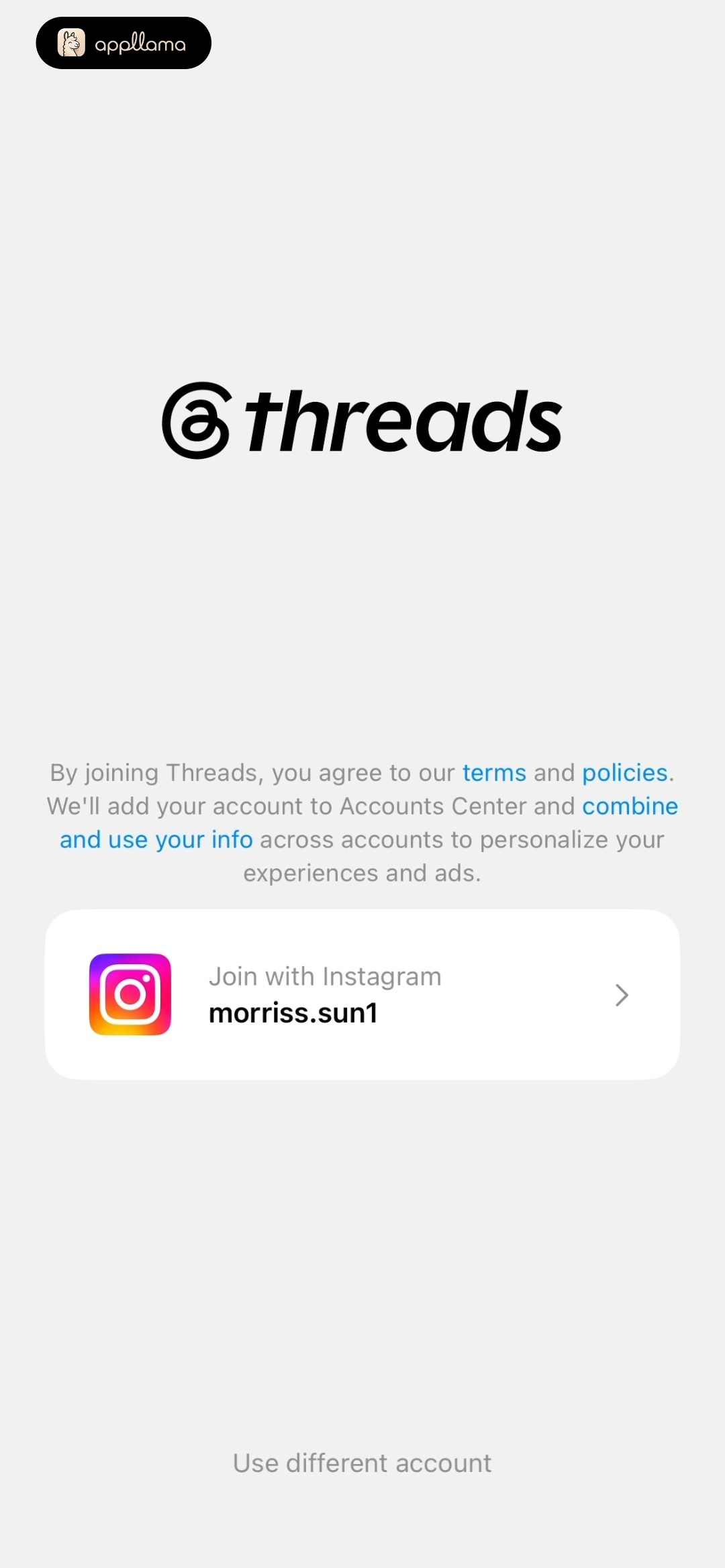Join Threads with Instagram