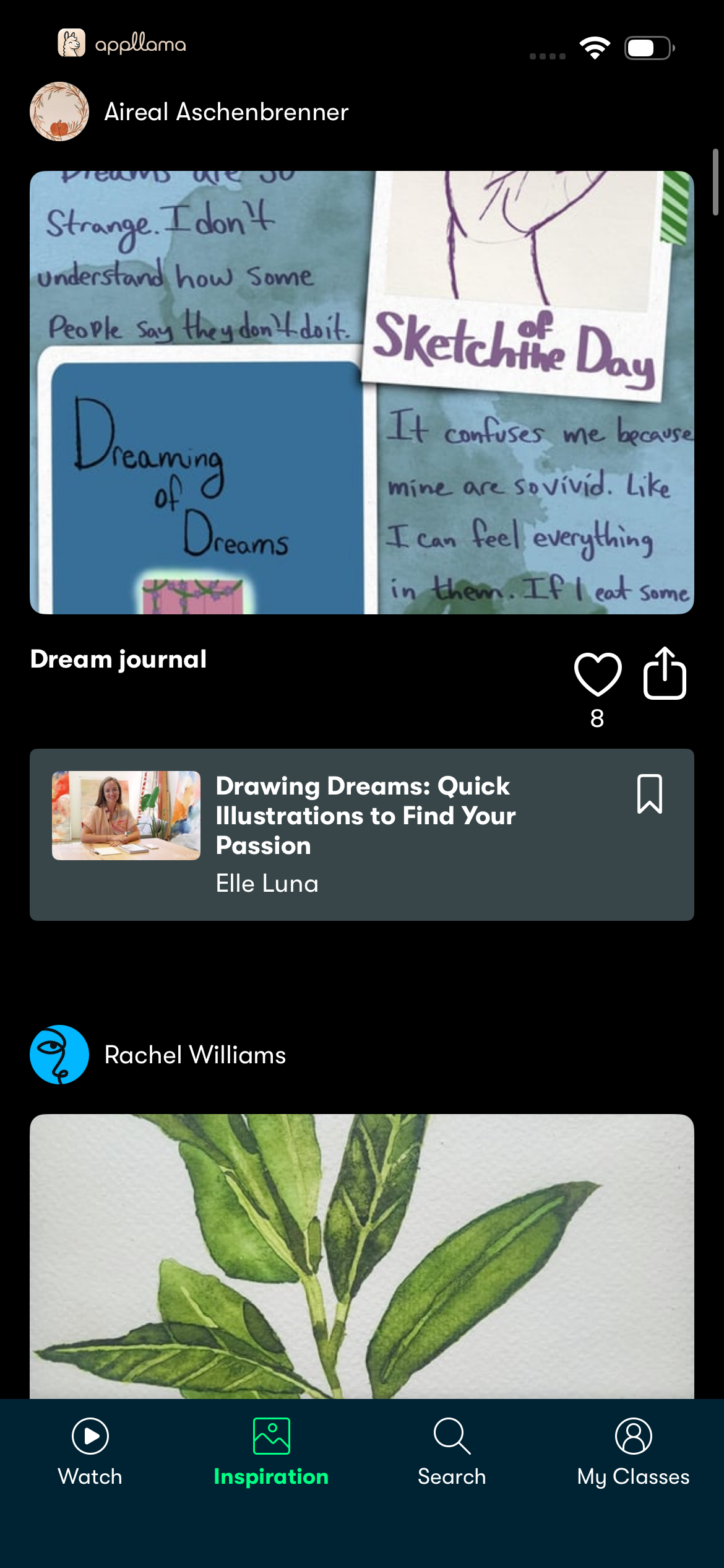 Inspiration Artwork Feed