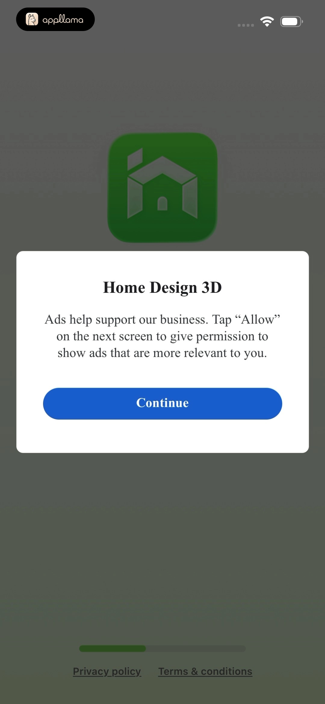 Ad Permission Pre-Prompt
