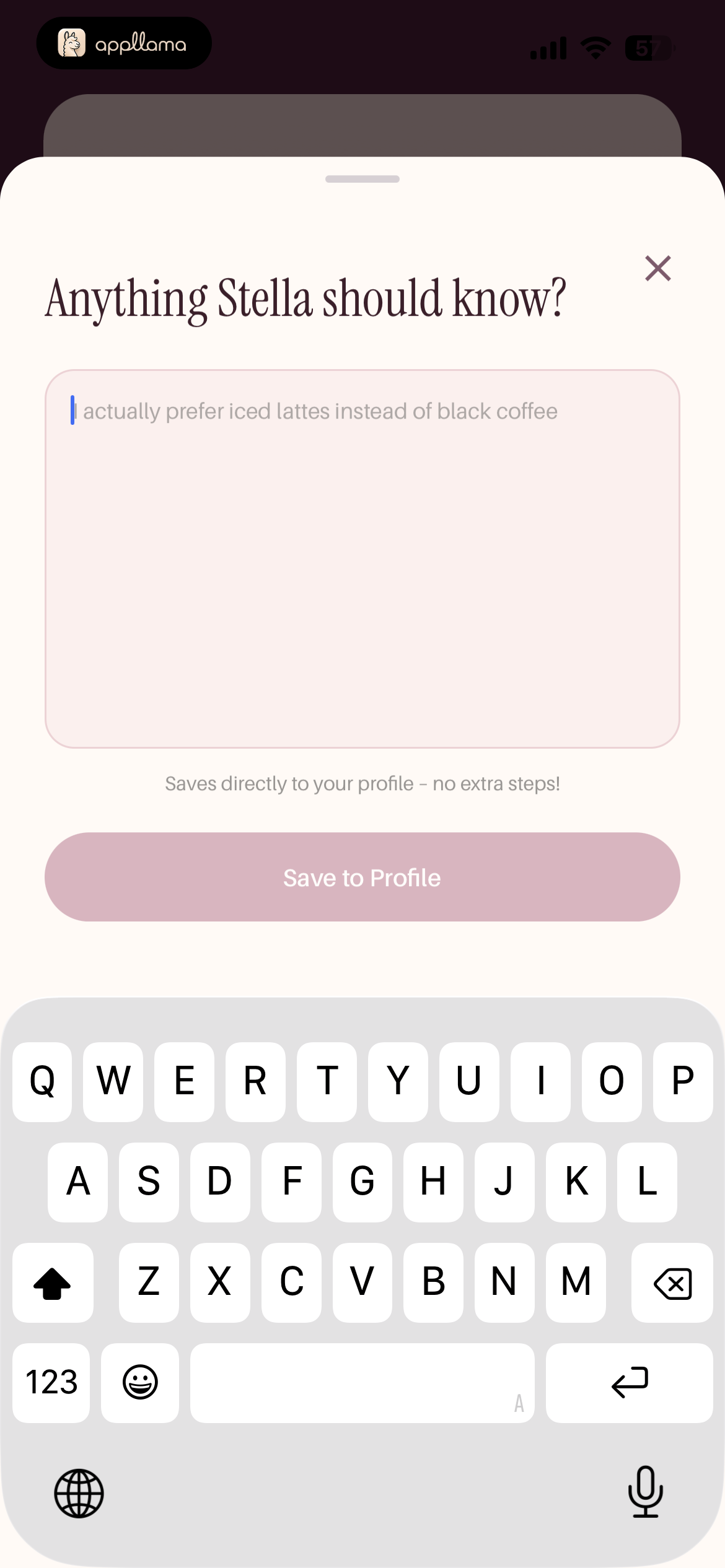Feedback Input