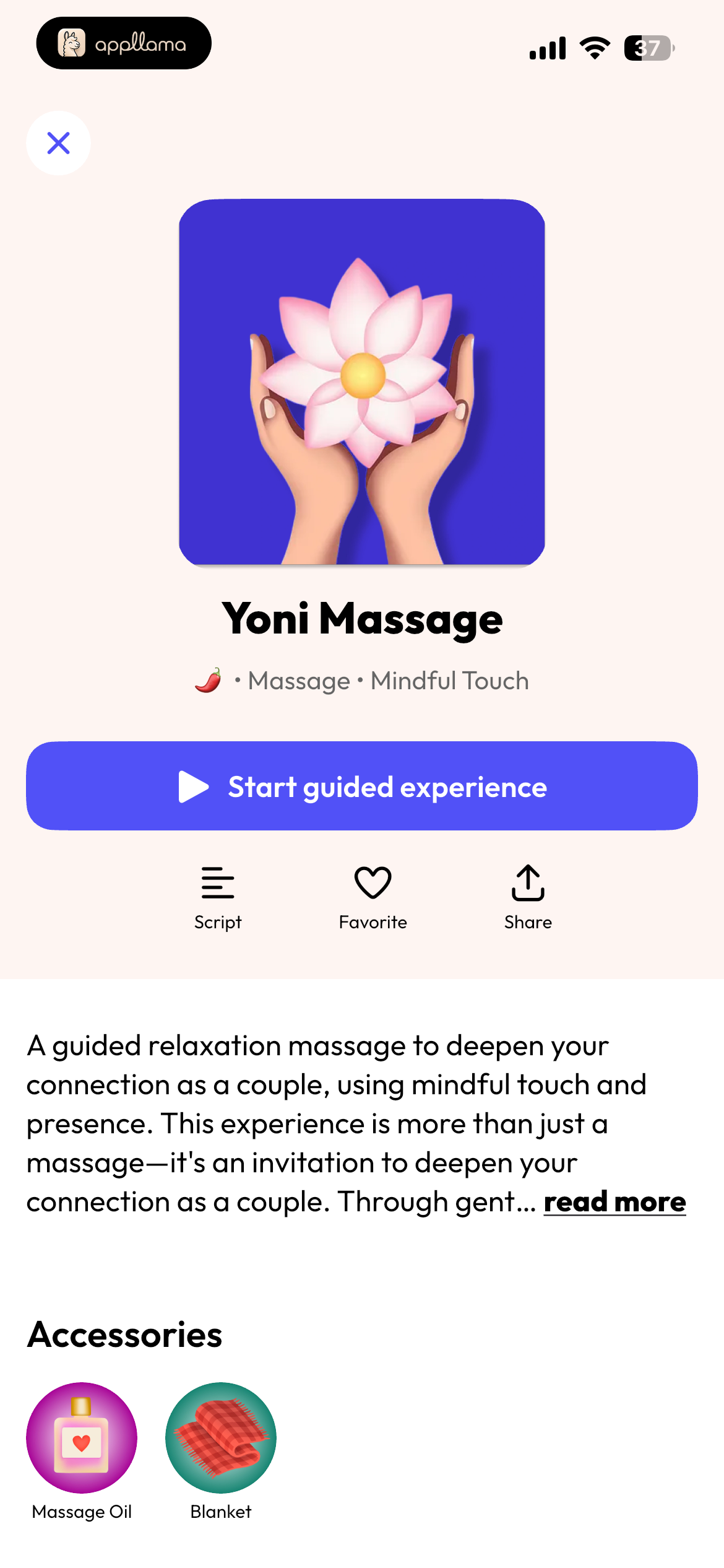 Experience Detail