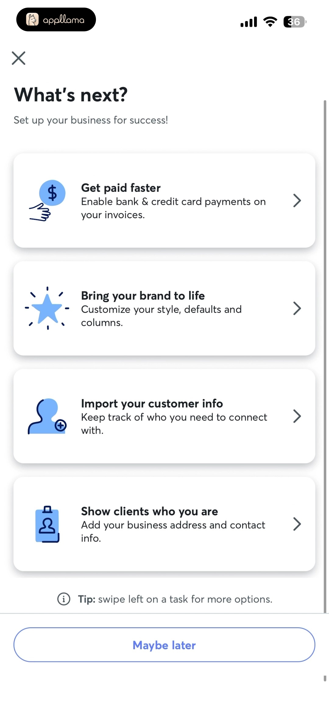 Business Setup Next Steps