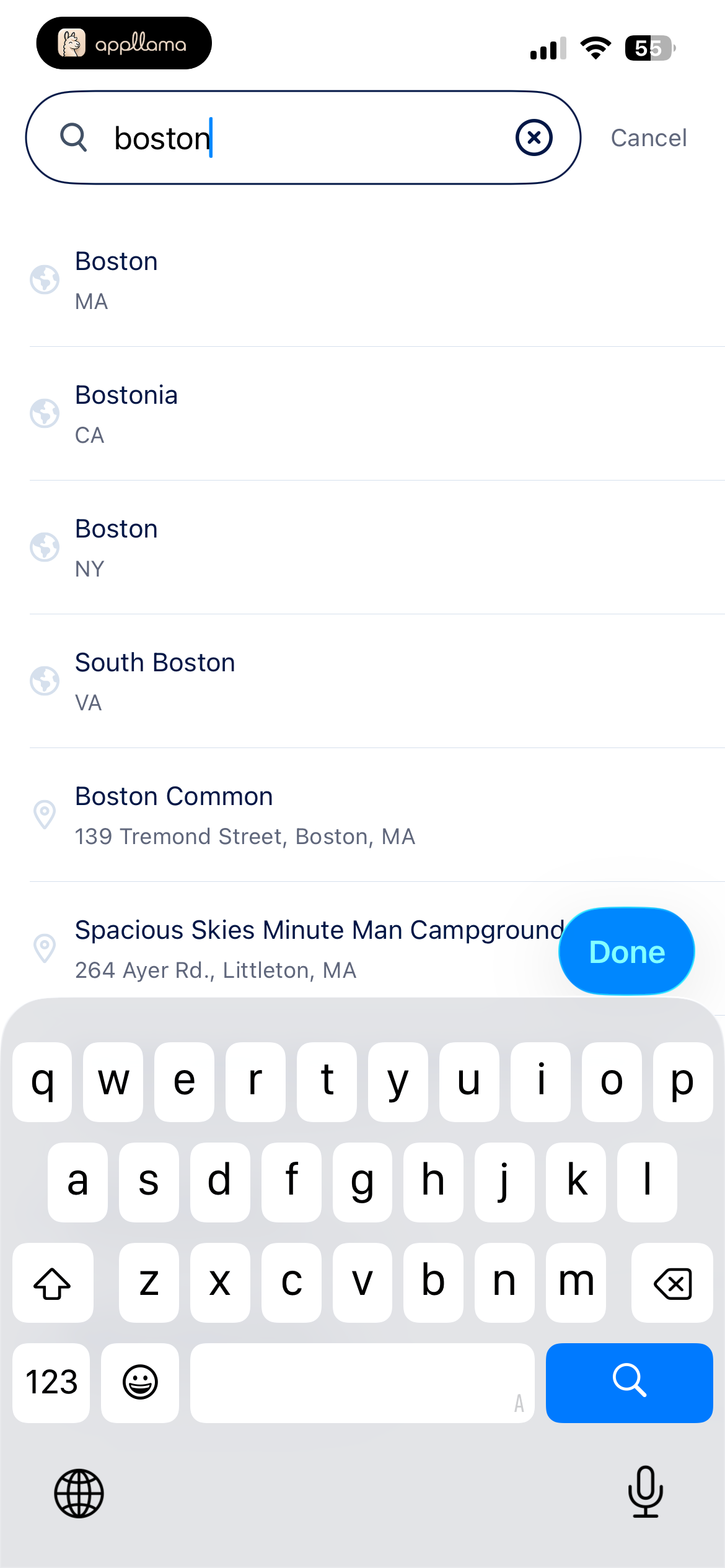 Place Search