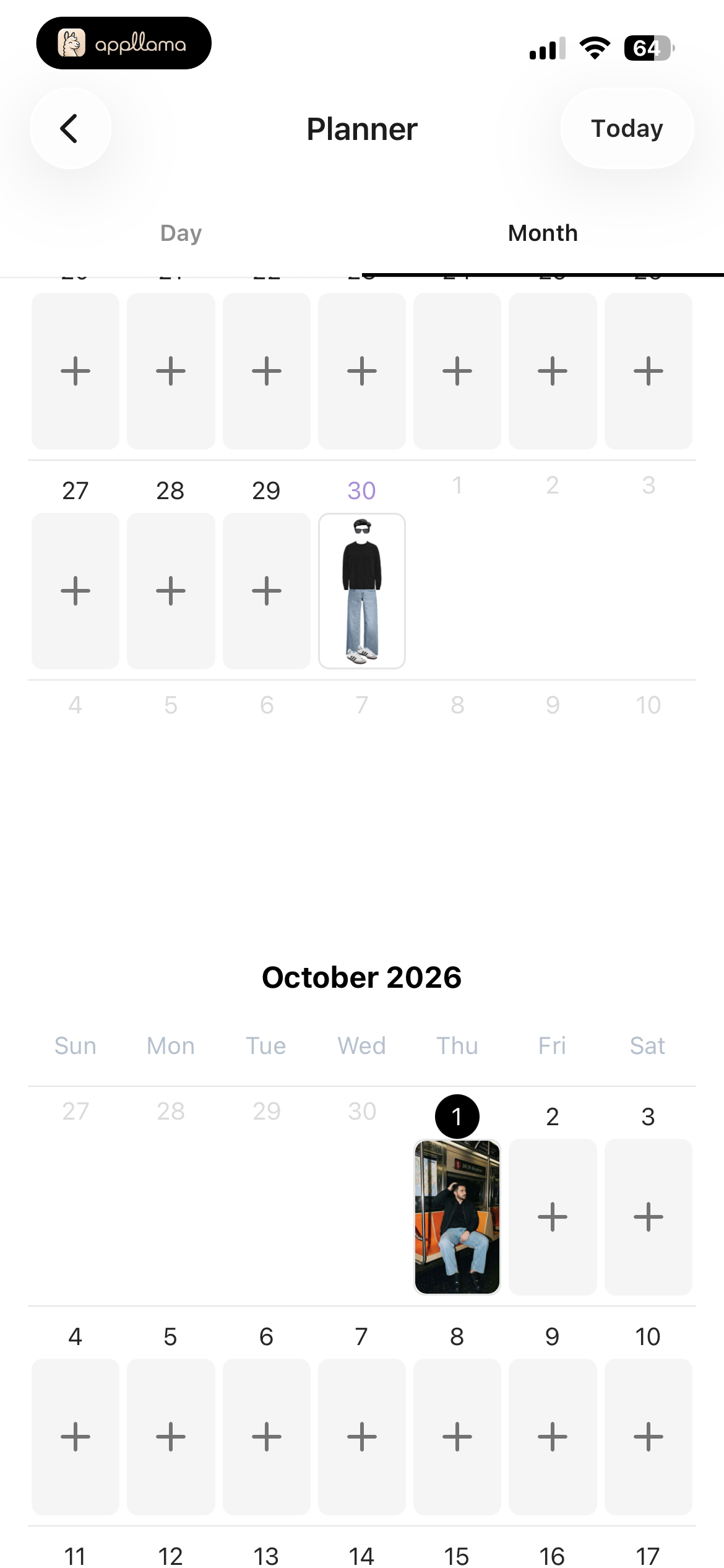 Planner Month View