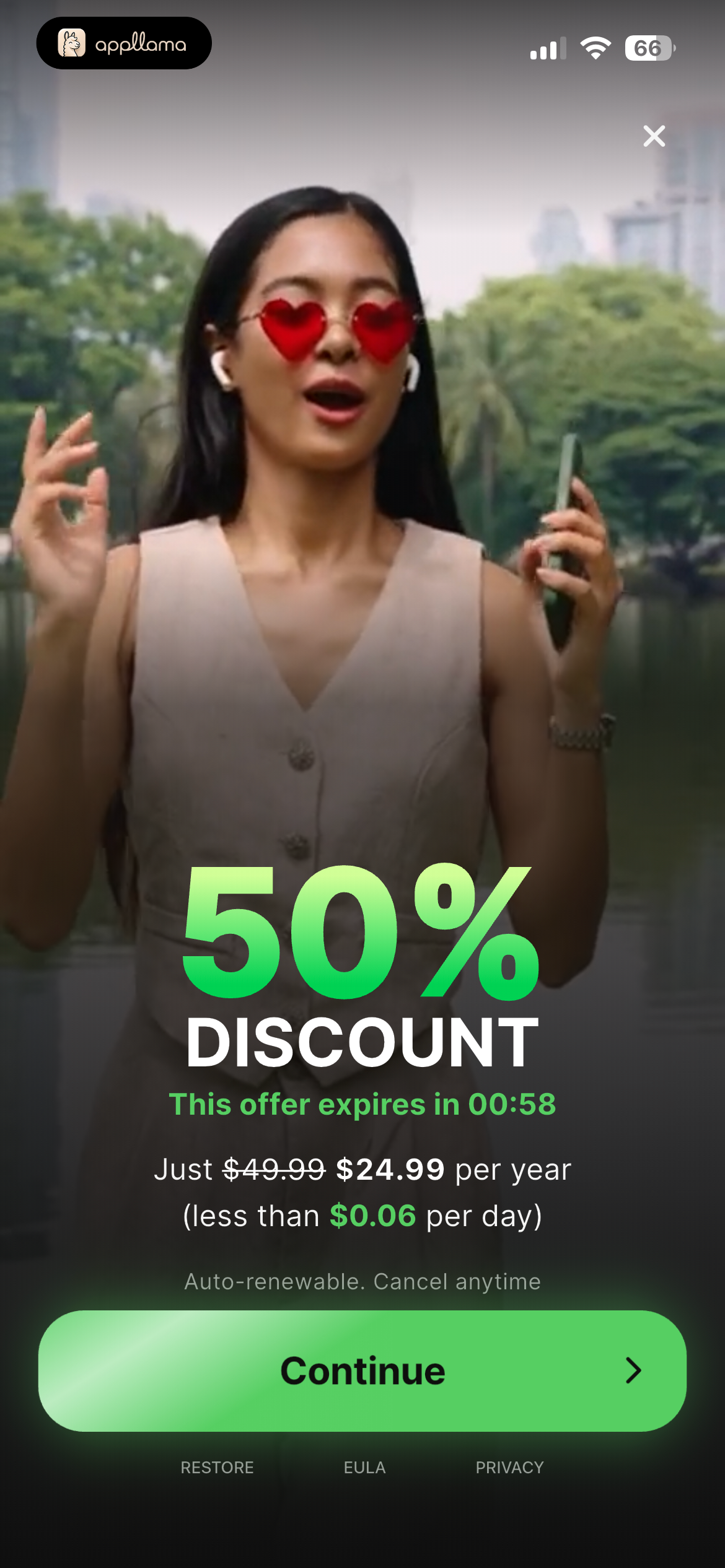 Discount Subscription Offer
