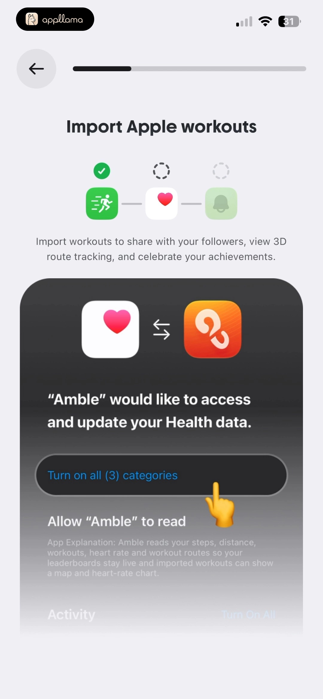 Apple Workout Import