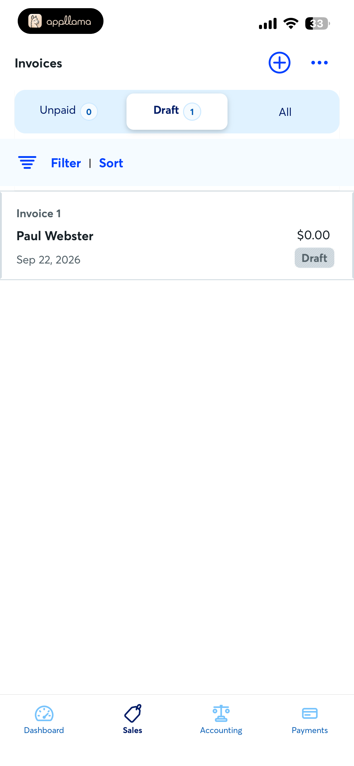 Invoices List