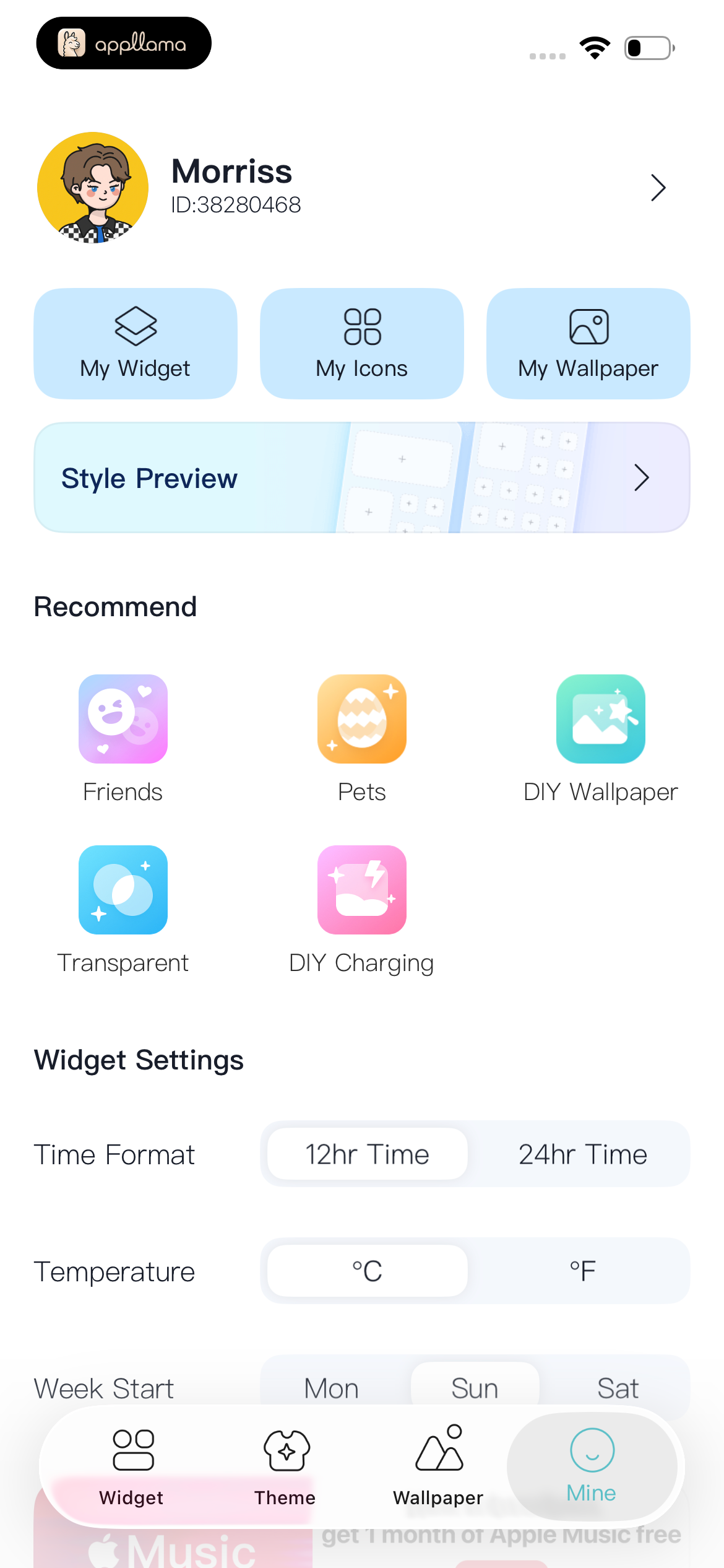 Profile Dashboard