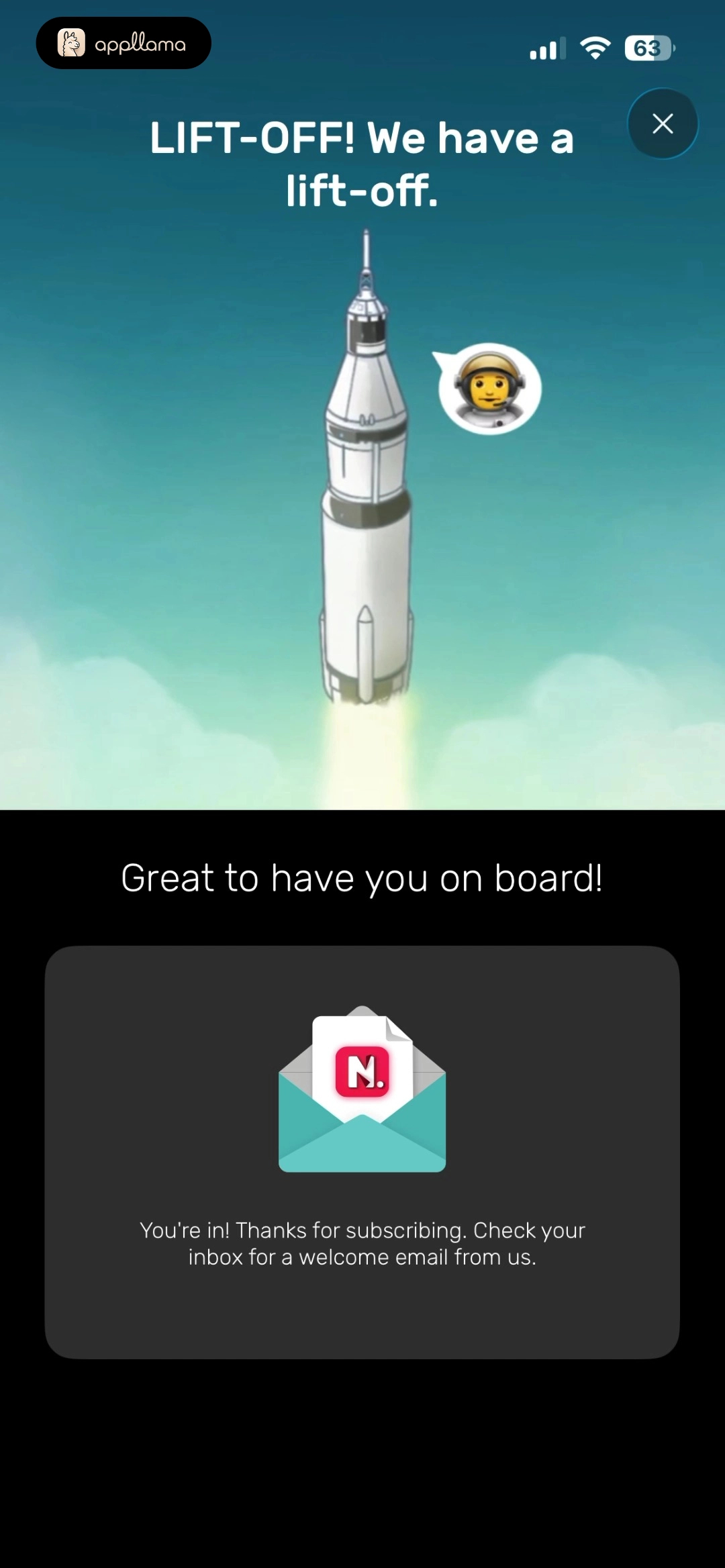 Newsletter Confirmation