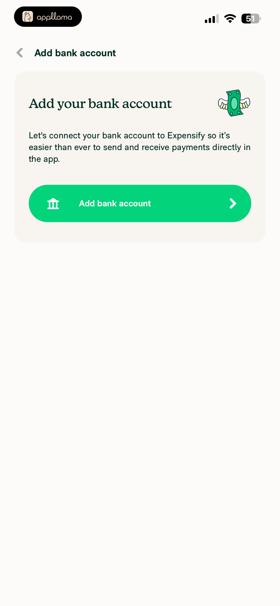 Add Bank Account