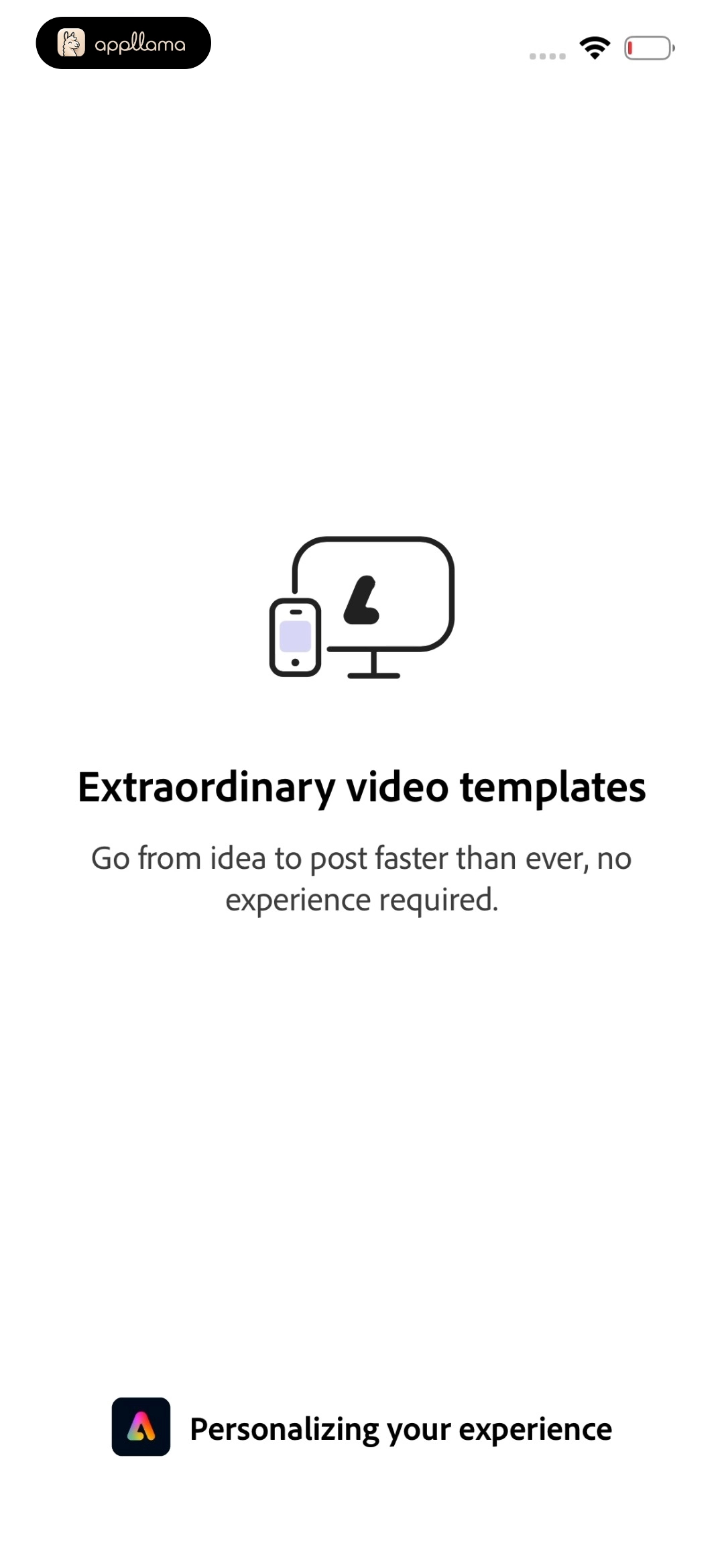 Personalization Loading