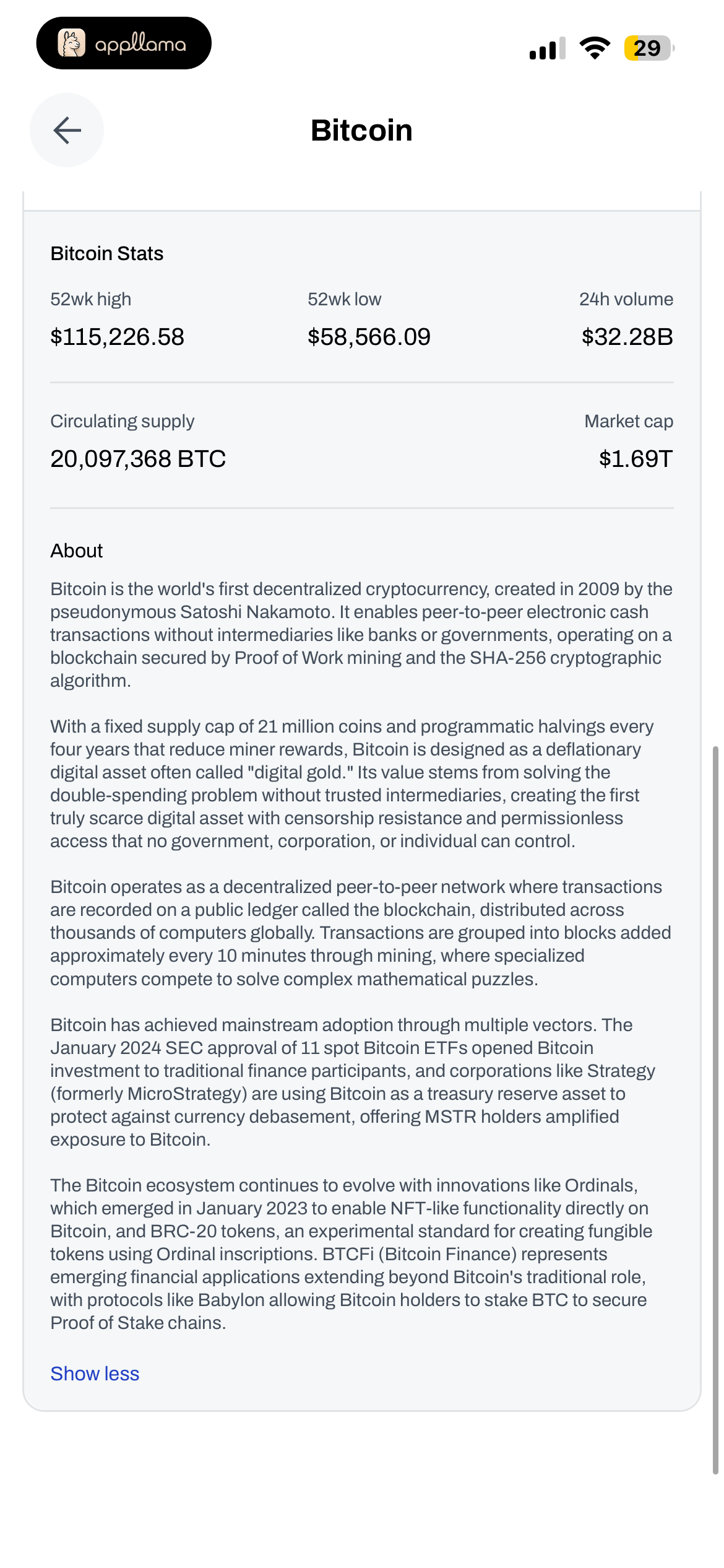 Bitcoin Information