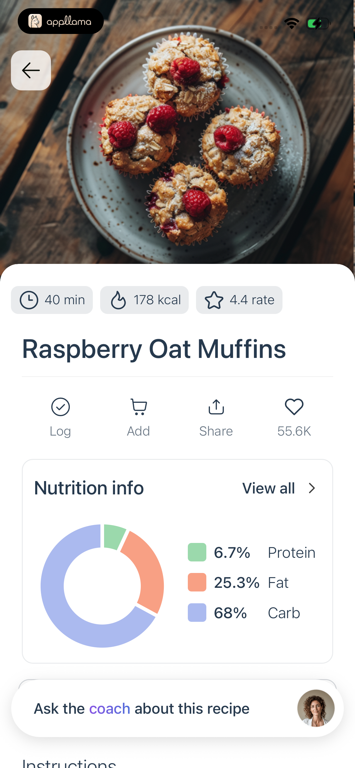Recipe Detail Overview