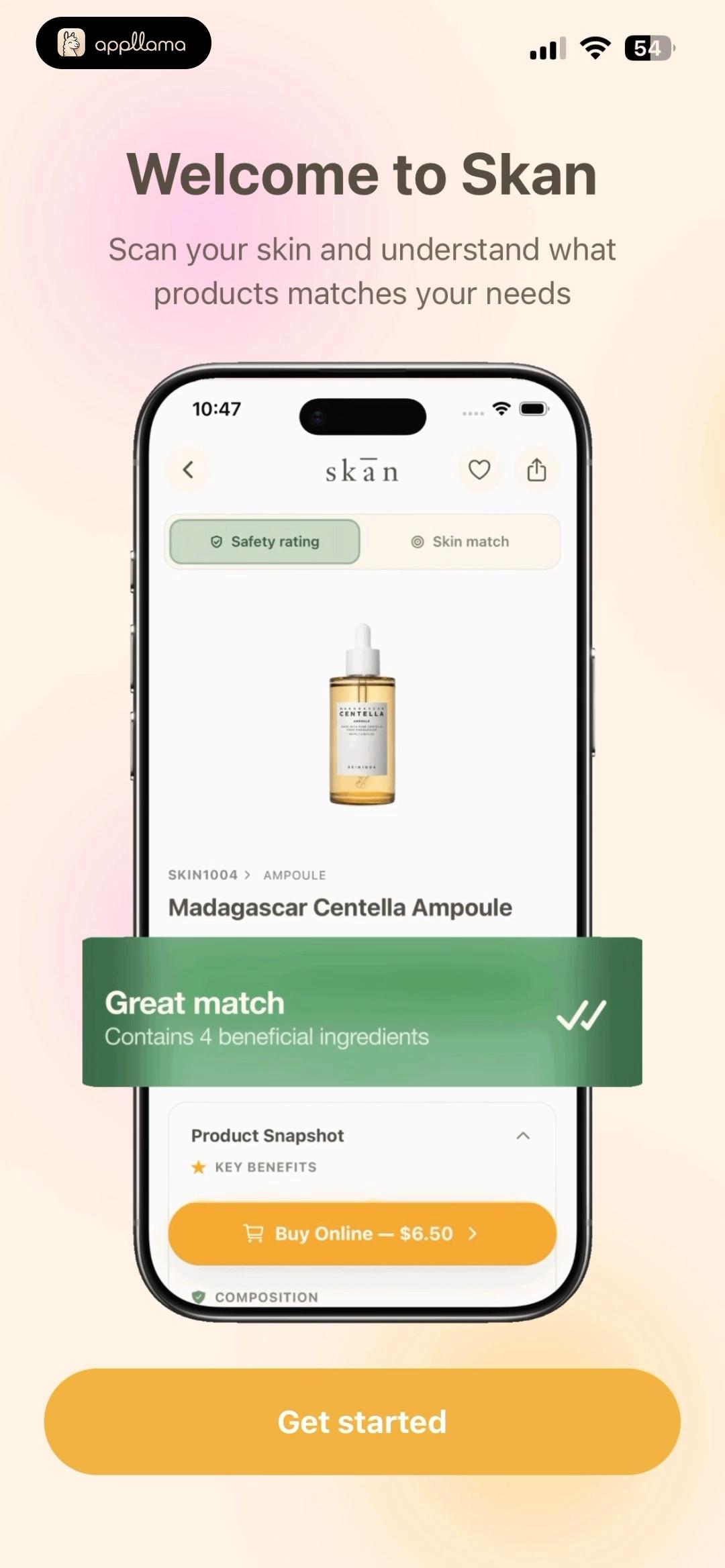 Onboarding Product Match